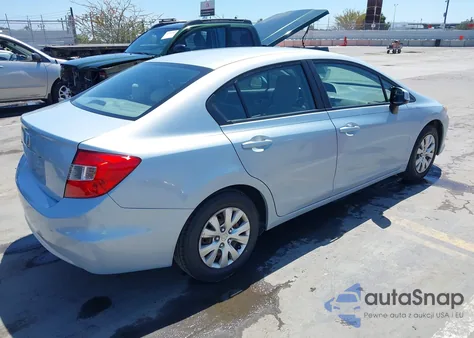 2012 Honda Civic Lx from USA, damaged, VIN 2HGFB2F52CH500990